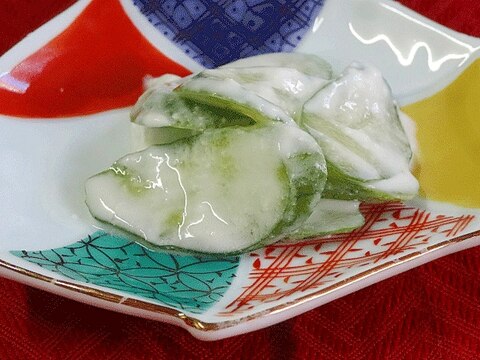 乳酸菌のチカラ♪　「胡瓜のヨーグルト漬け」